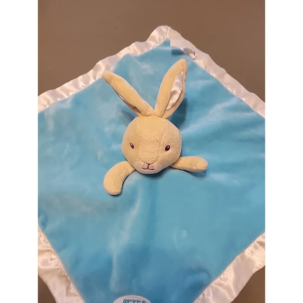 2016 Beatrix Potter Peter Rabbit Good Little Bunny Blue Lovey Security‎ Blanket